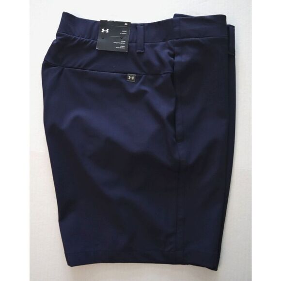 Under Armour 1370083-410 Men's Sz 36 Navy Blue Iso-Chill 9" Golf Shorts - Picture 7 of 7